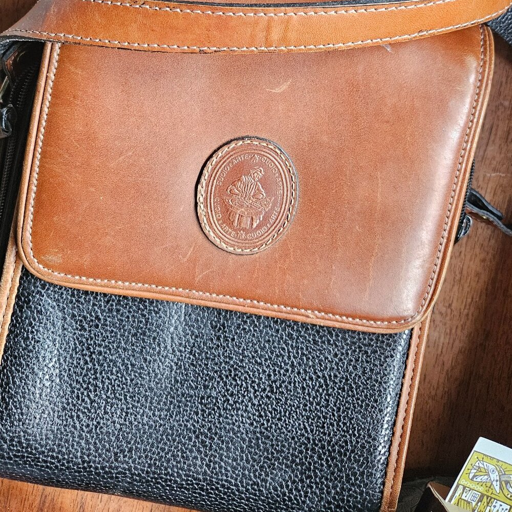 Vintage Italian Leather Camera Bag